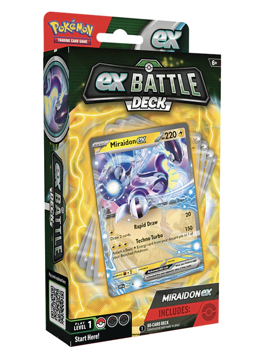 POKEMON TCG: EX BATTLE DECK (VICTINI EX OR MIRAIDON EX) - INGLÉS 2