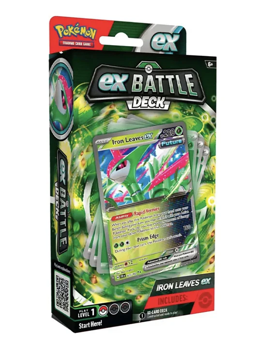 POKEMON TCG: EX BATTLE DECK (TAPU KOKO EX OR IRON LEAVES EX) - INGLÉS 2