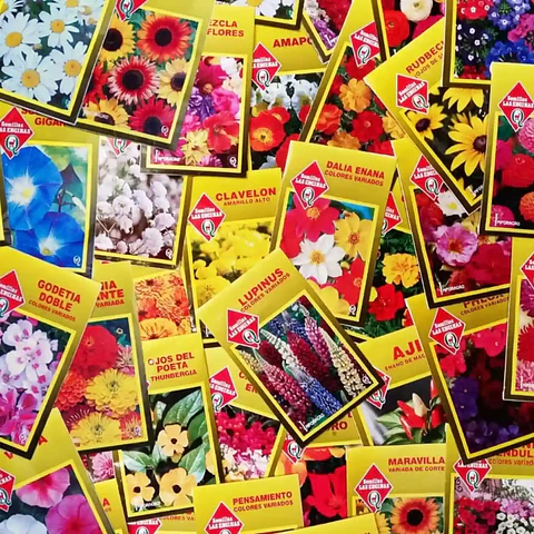 Semillas de Flores - Más de 70 Variedades 