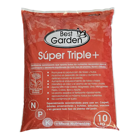 Super Triple+ Npk 10kg Fertilizante