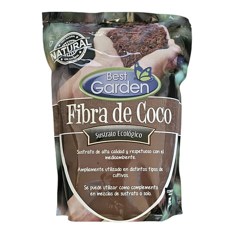 Fibra de Coco 5lts, Sustrato Ecológico