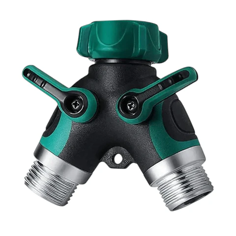 Divisor de Manguera Metal 2 Vías