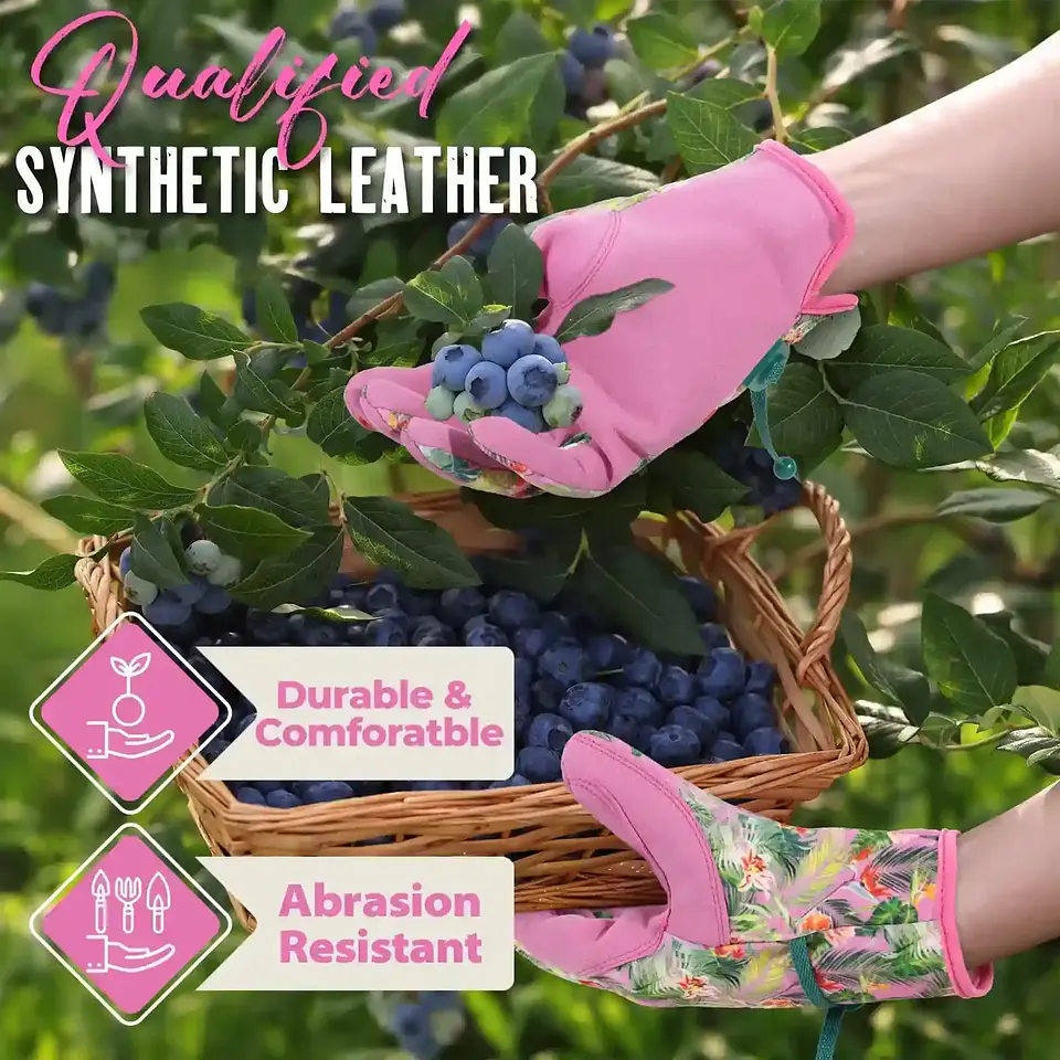 Guantes de Jardinería para Mujer Handlandy Florales 2