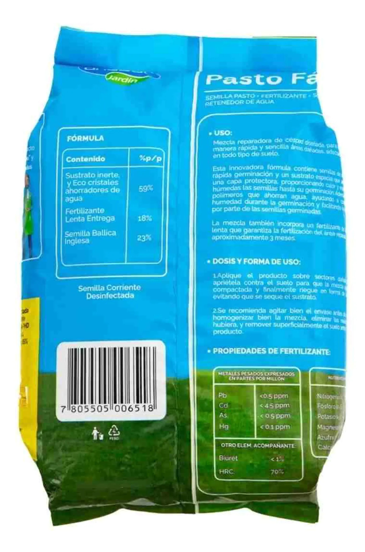 Pasto Fácil 5L | Reparador de Césped con Semillas 6
