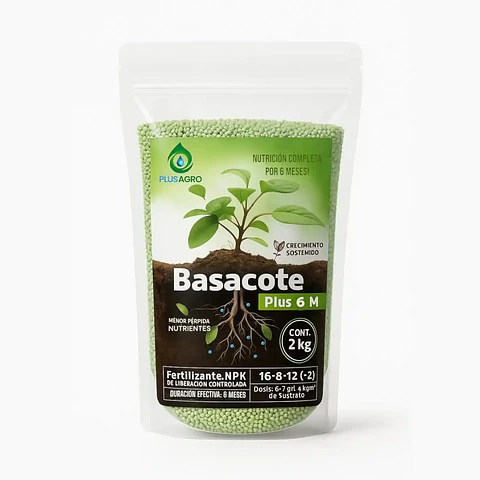 Basacote Plus 6M 2 kg | Fertilizante NPK de Liberación Lenta