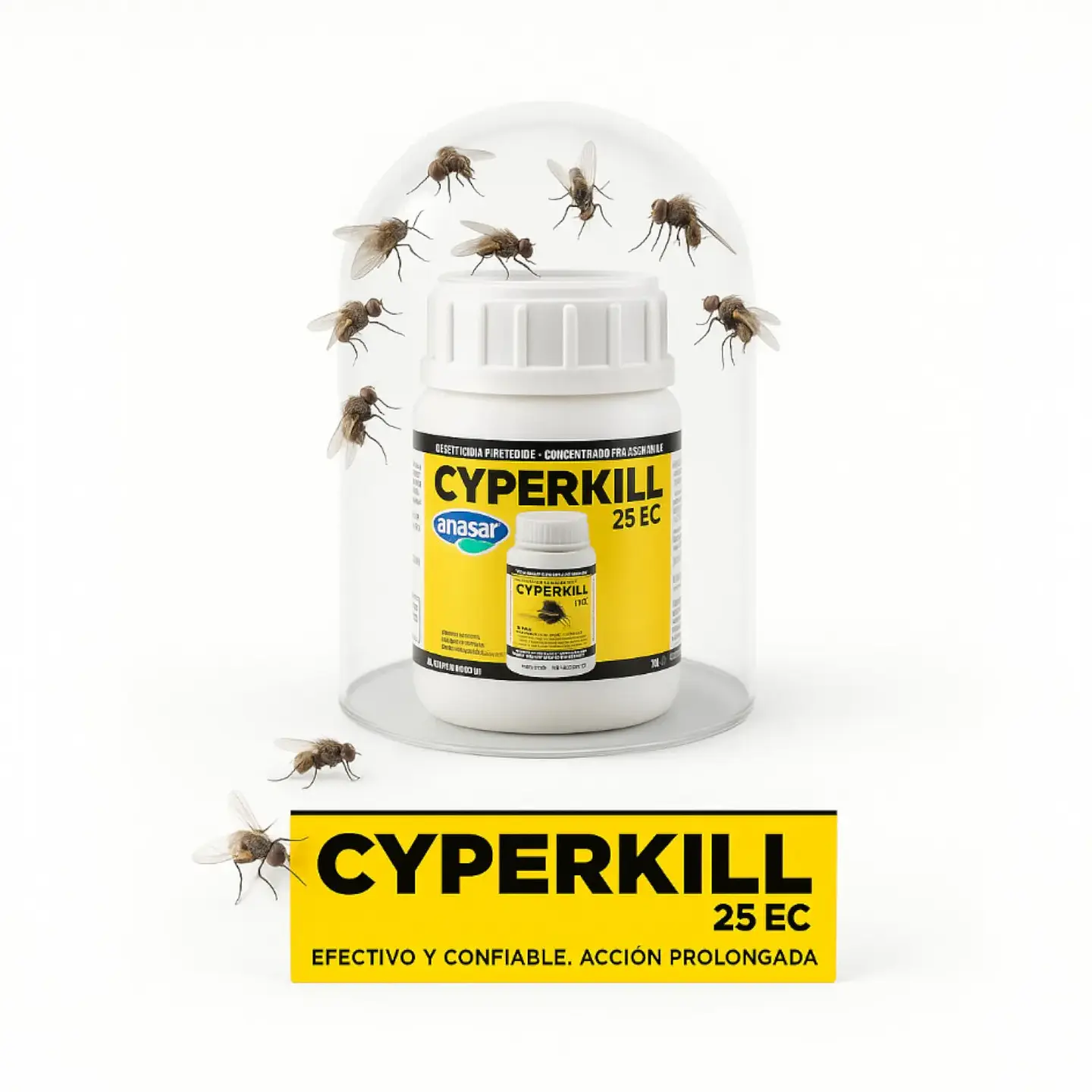 Insecticida para Arañas y Cucarachas | Cyperkill 25 EC 100 cc 2