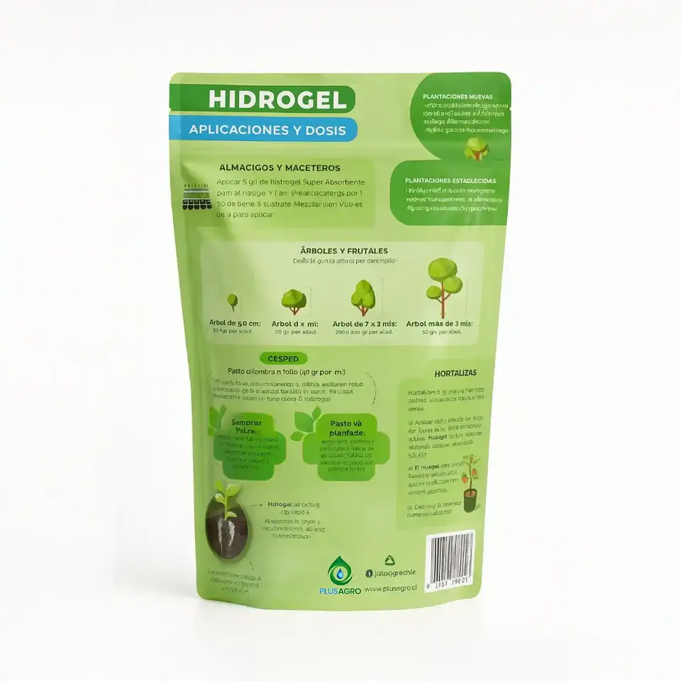 Hidrogel Plusagro 5 Kg | Ahorra Hasta 85% de Agua de Riego 10