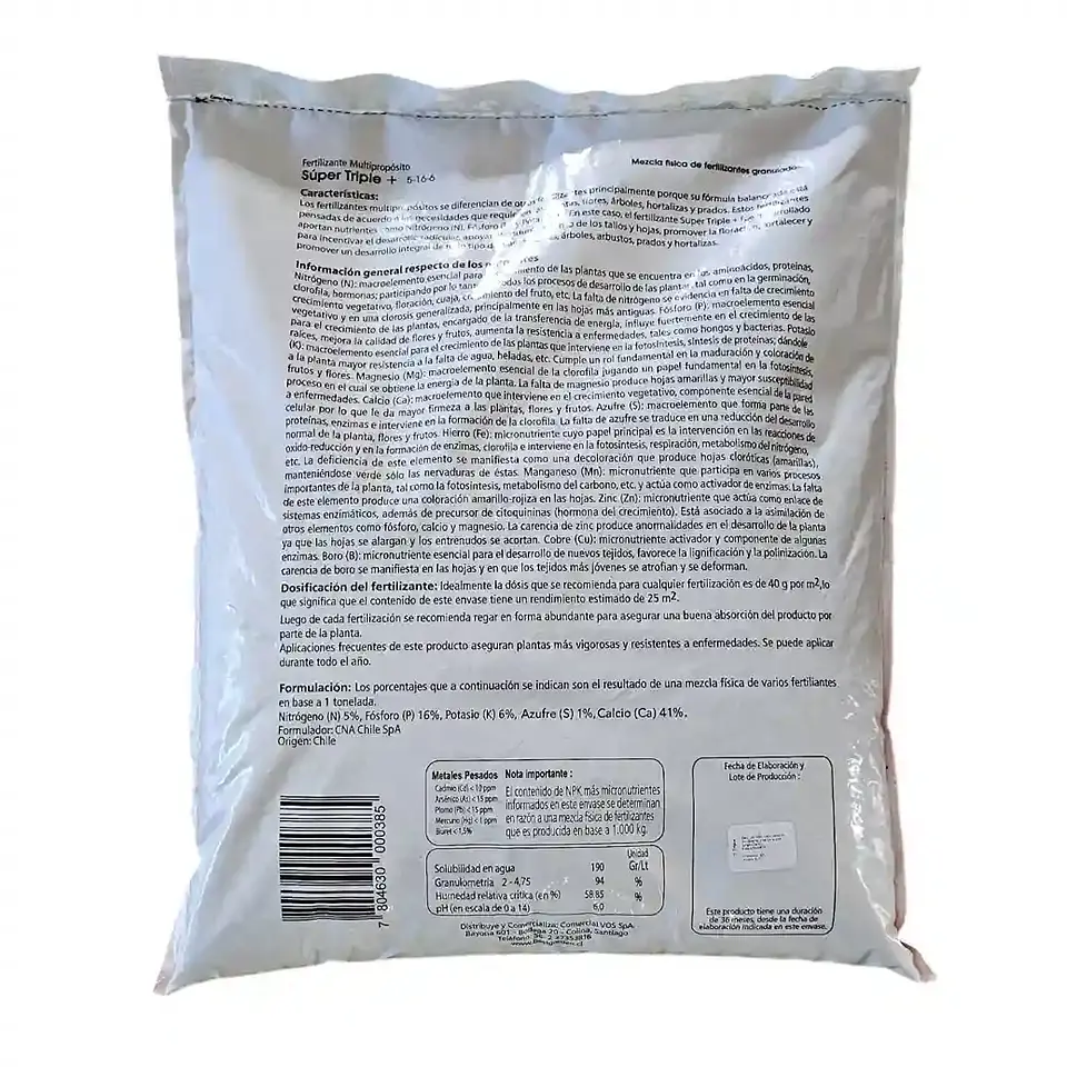 Super Triple+ Npk 10kg Fertilizante 4