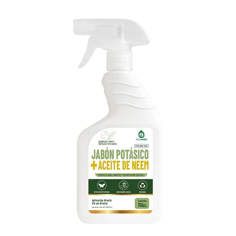 Jabón Potásico con Aceite de Neem 750 cc Plusagro