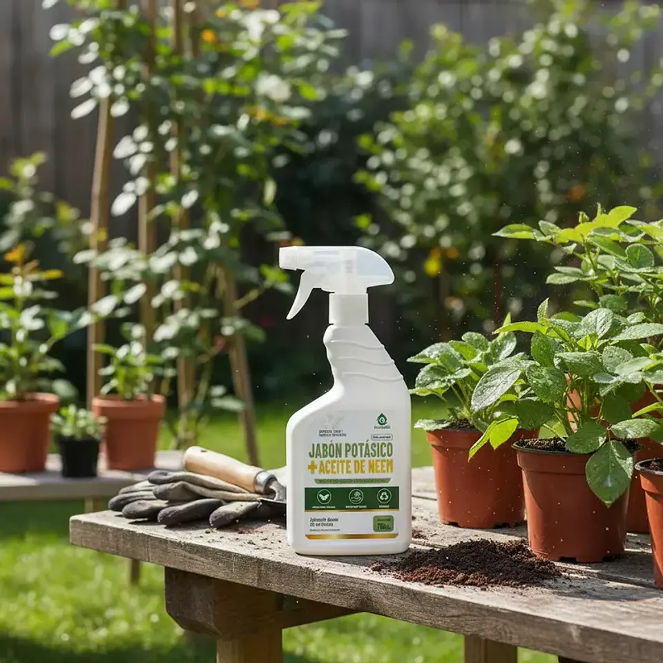 Jabón Potásico con Aceite de Neem 750 cc Plusagro 7