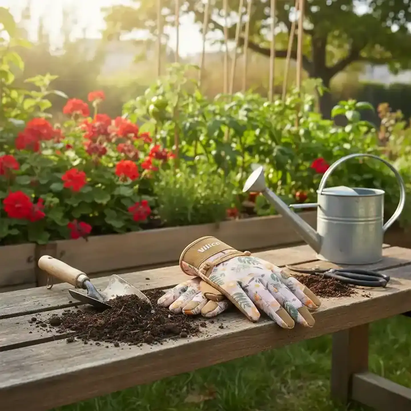 Guantes Jardinería Mujer Cuero | Florales y Resistentes 2