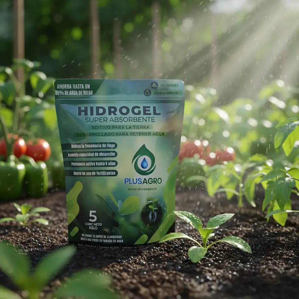 Hidrogel Plusagro 5 Kg | Ahorra Hasta 85% de Agua de Riego 9