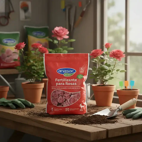 Fertilizante para Rosas 1 kg Anasac – NPK 15-15-15