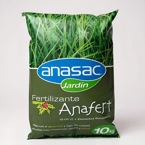 Fertilizante Césped 10 Kg Anasac | Verde y Resistente