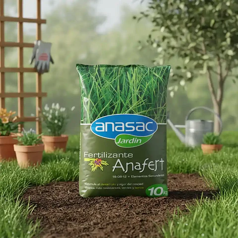 Fertilizante Césped 10 Kg Anasac | Verde y Resistente