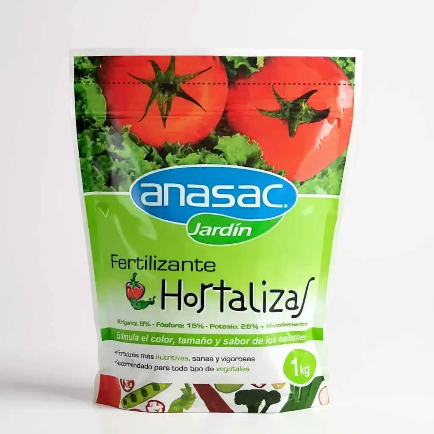 Fertilizante Hortalizas 8-15-22 1 Kg Anasac | Nutrición Completa para Cultivos 1