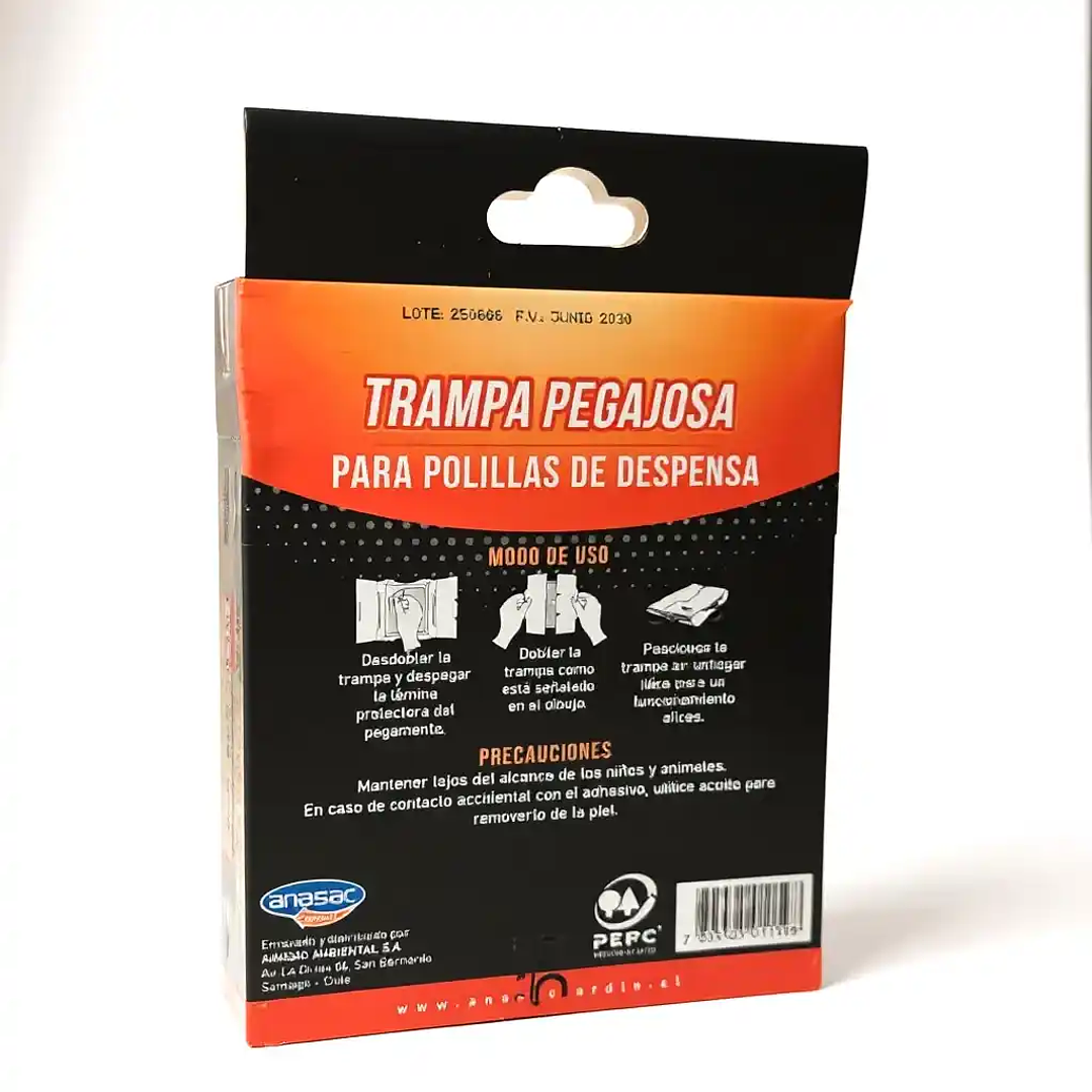 Trampa Pegajosa Polillas Anasac 2 Unidades | Control Natural en Despensas 3