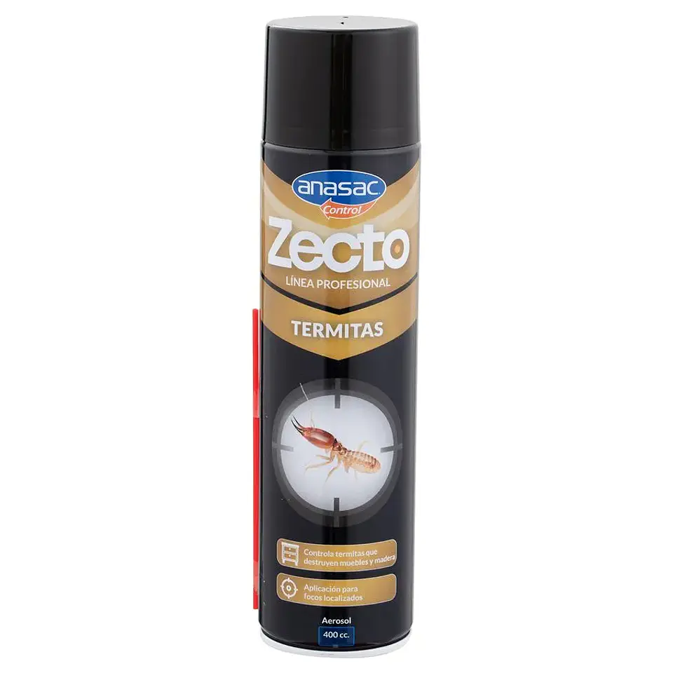 Insecticida para Termitas Anasac Aerosol 400 cc | Con Cánula Inyectora 4