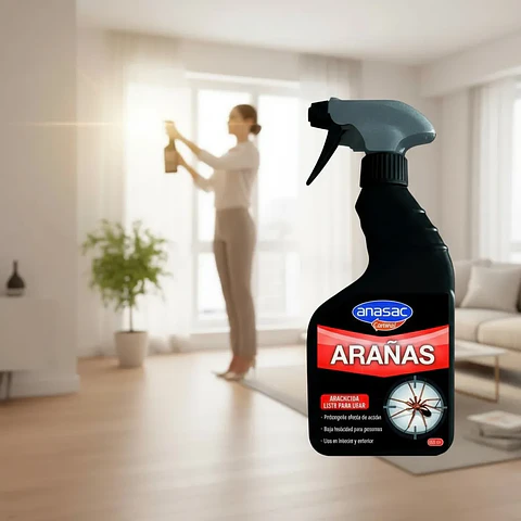 Veneno para Arañas 500 ml | Insecticida Anasac Listo para Usar
