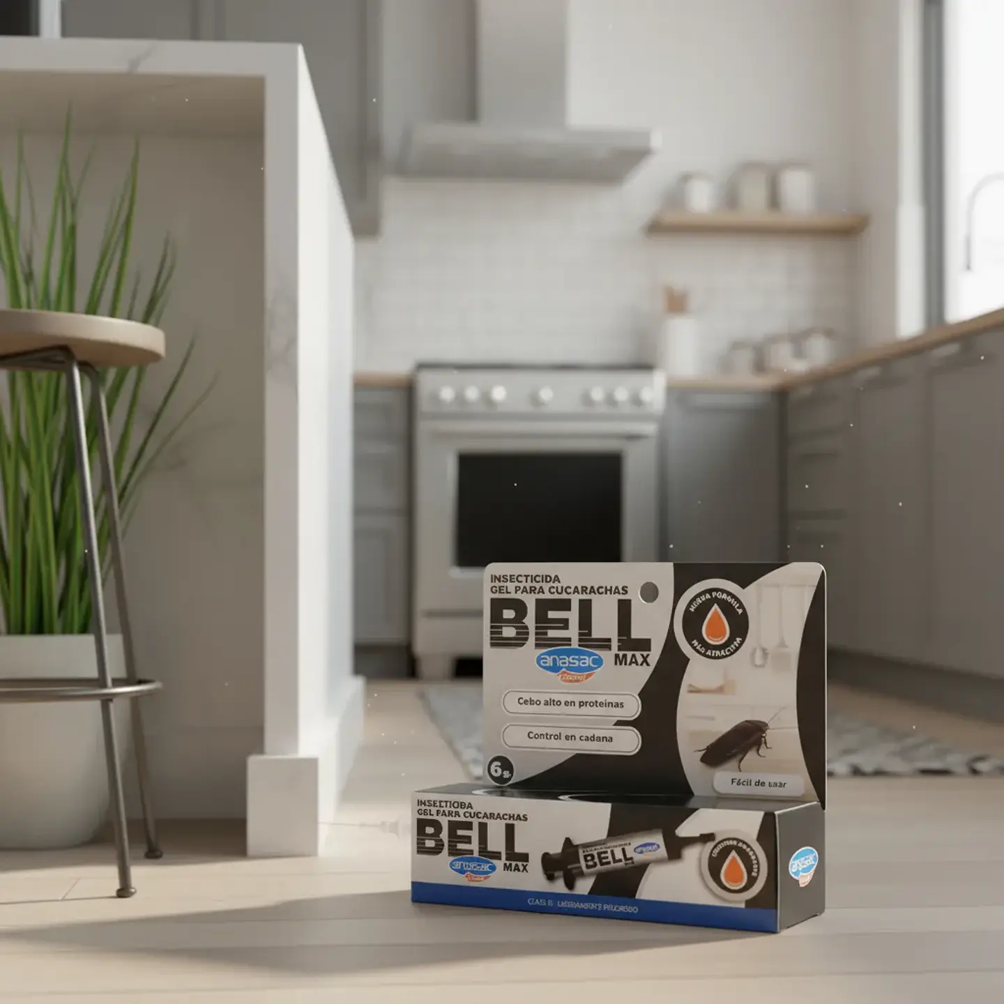Veneno para Cucarachas en Gel 6 g | Bell Max Anasac 3
