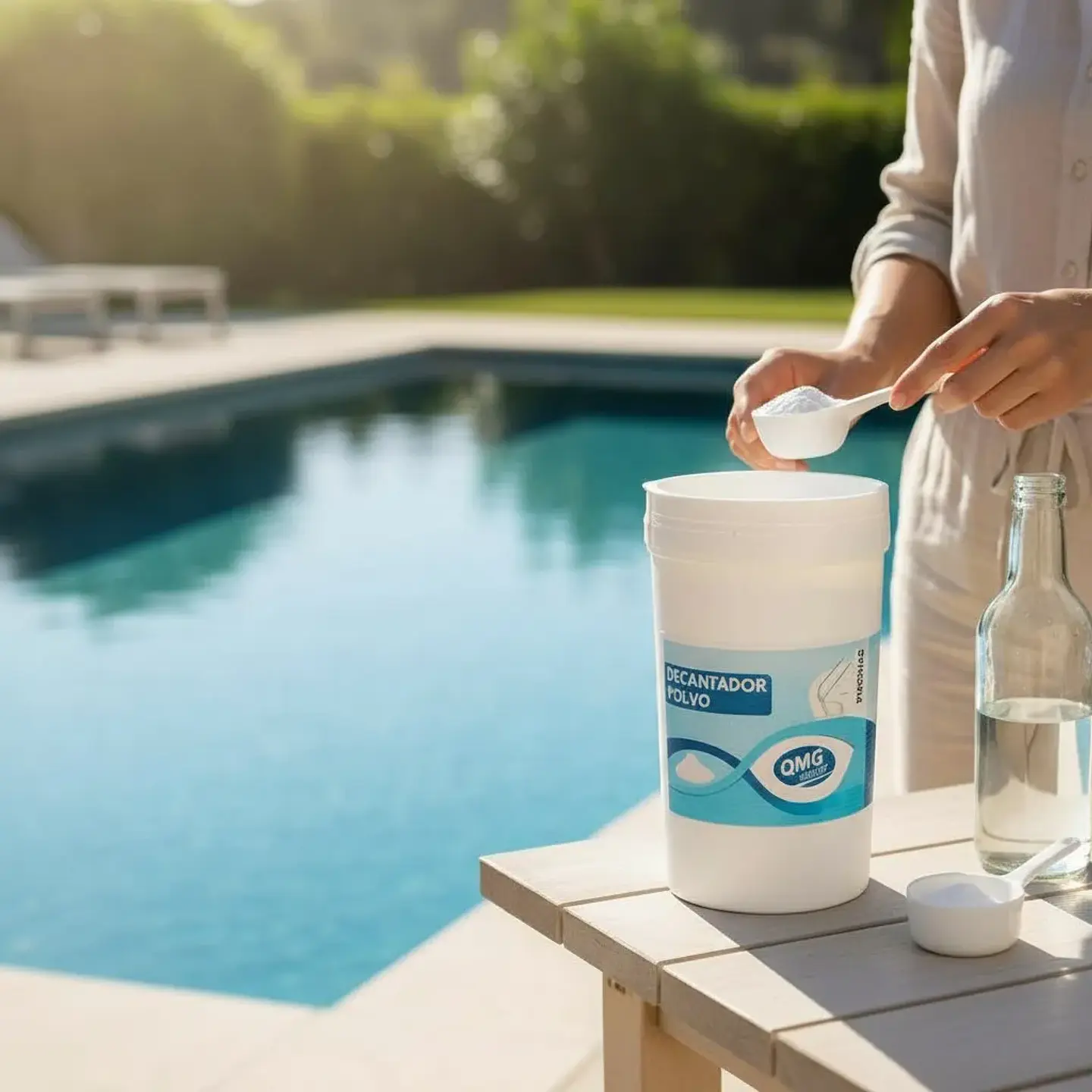 Decantador de Piscina en Polvo QMG 1 kg | Clarificador 3