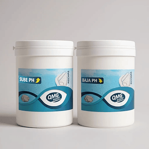 Pack Sube pH + Baja pH 1 Kg Piscina QMG 