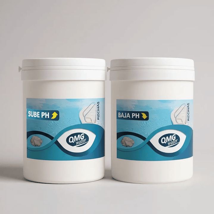 Pack Sube pH + Baja pH 1 Kg Piscina QMG  1