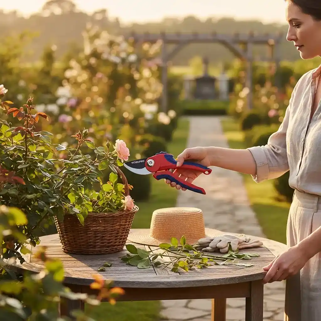 Tijeras de Podar Workpro 180 mm | Jardinería Precisa 3