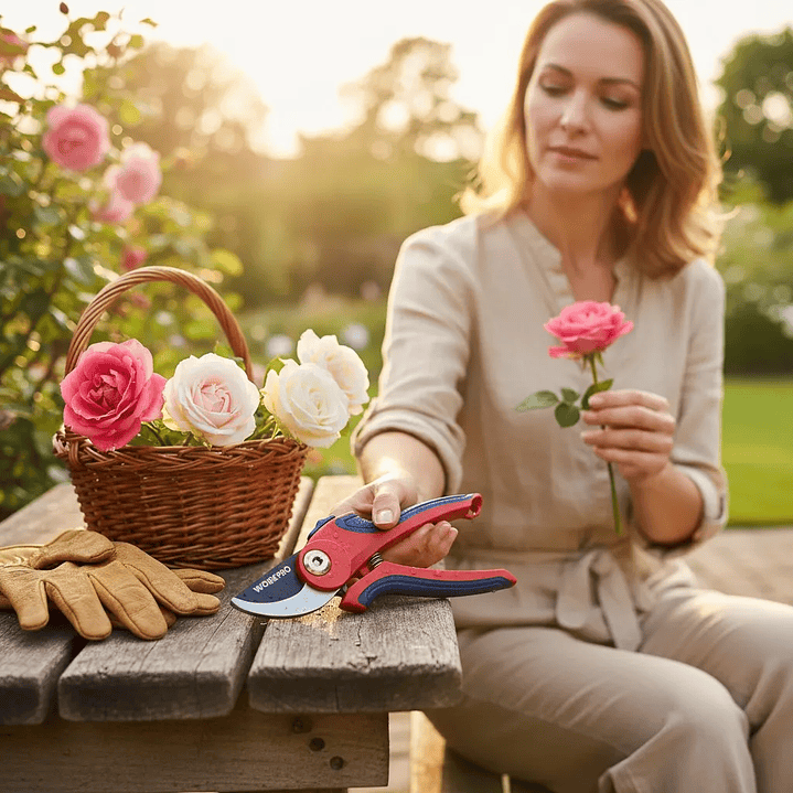 Tijeras de Podar Workpro 180 mm | Jardinería Precisa 4