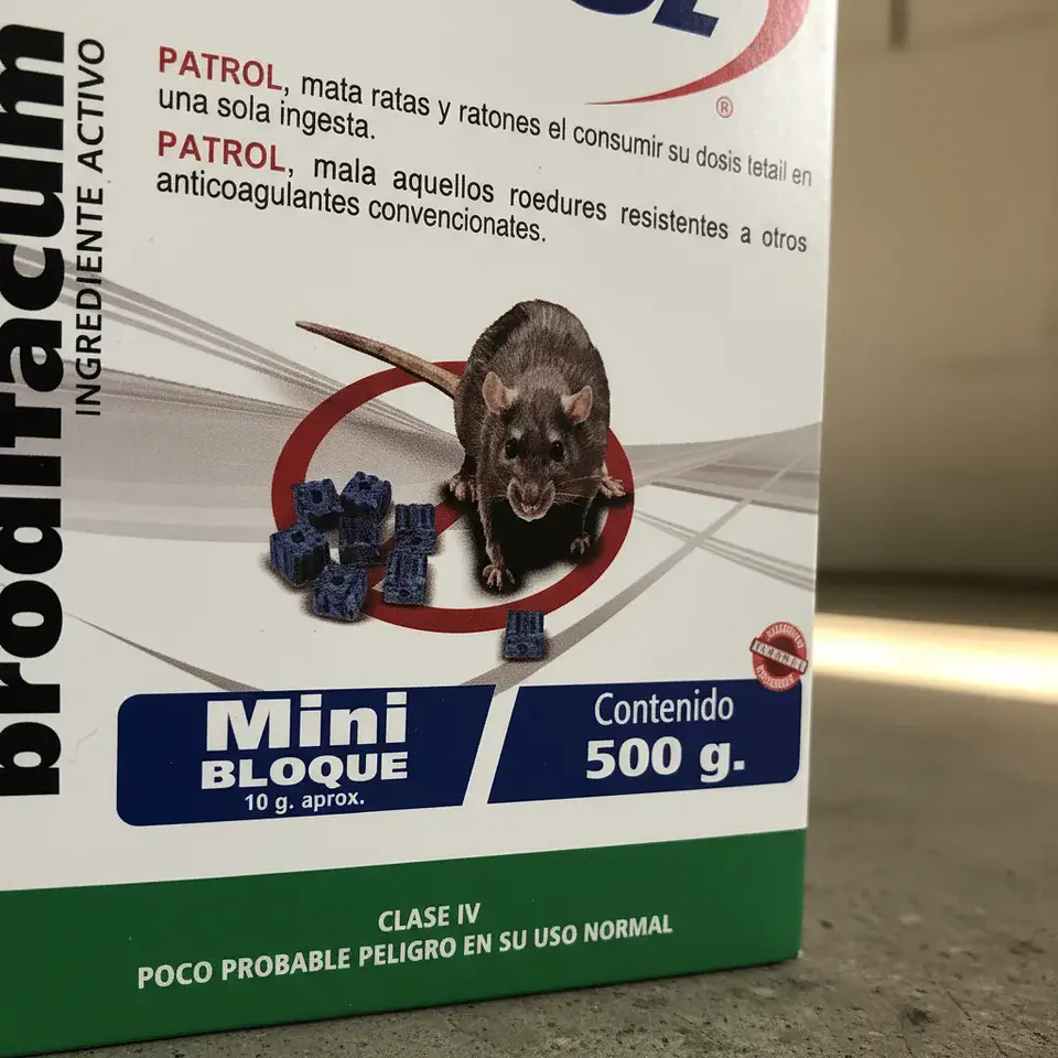 Patrol Mini Bloque 500 g | Rodenticida para Ratones y Ratas 4