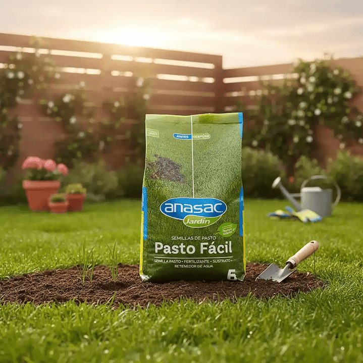 Pasto Fácil 5L l Semilla Fertilizante Sustrato y Retenedor de agua 3