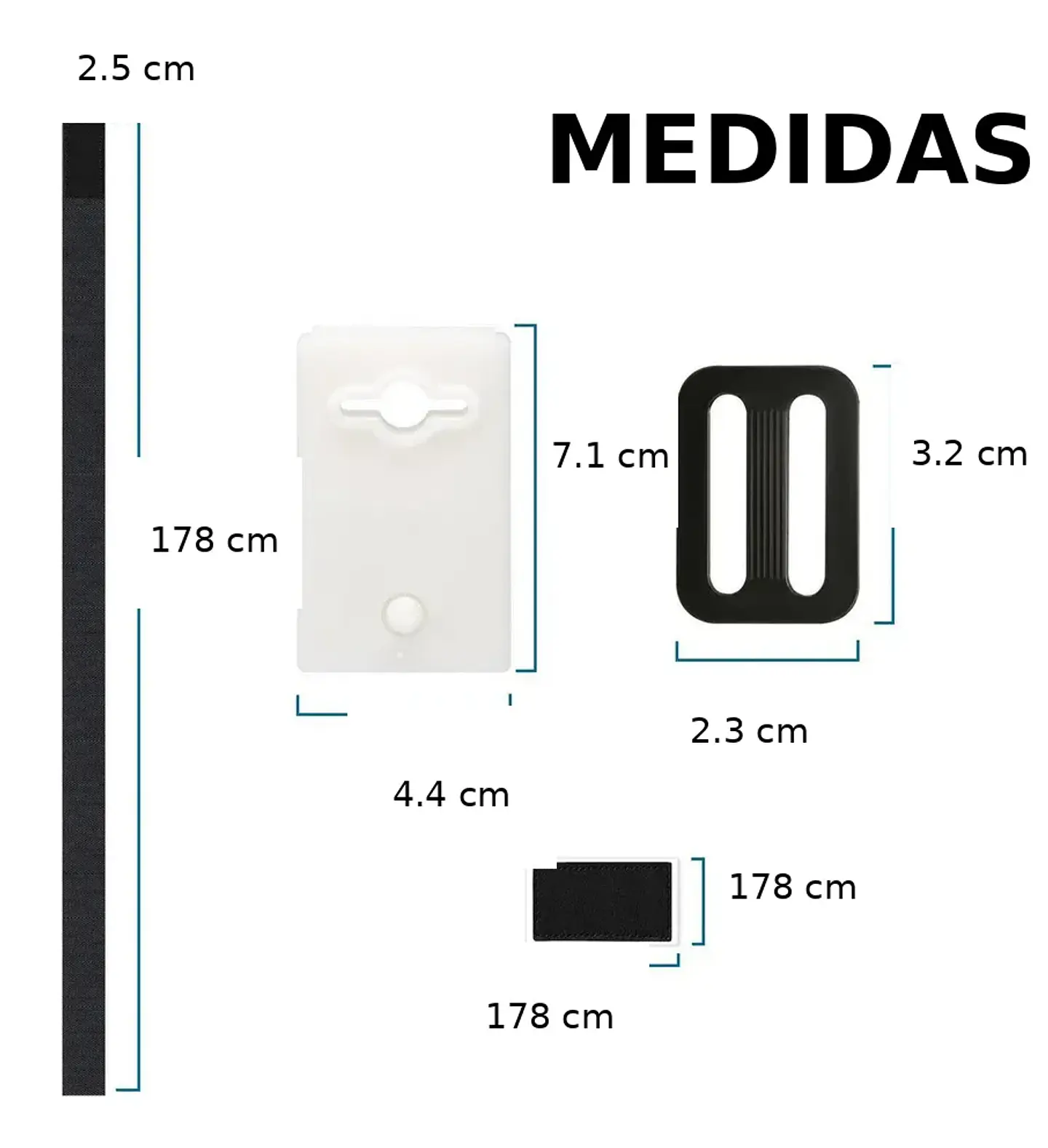 Kit 8 Correas Rodillo Cubierta Piscina | Repuesto Universal 5