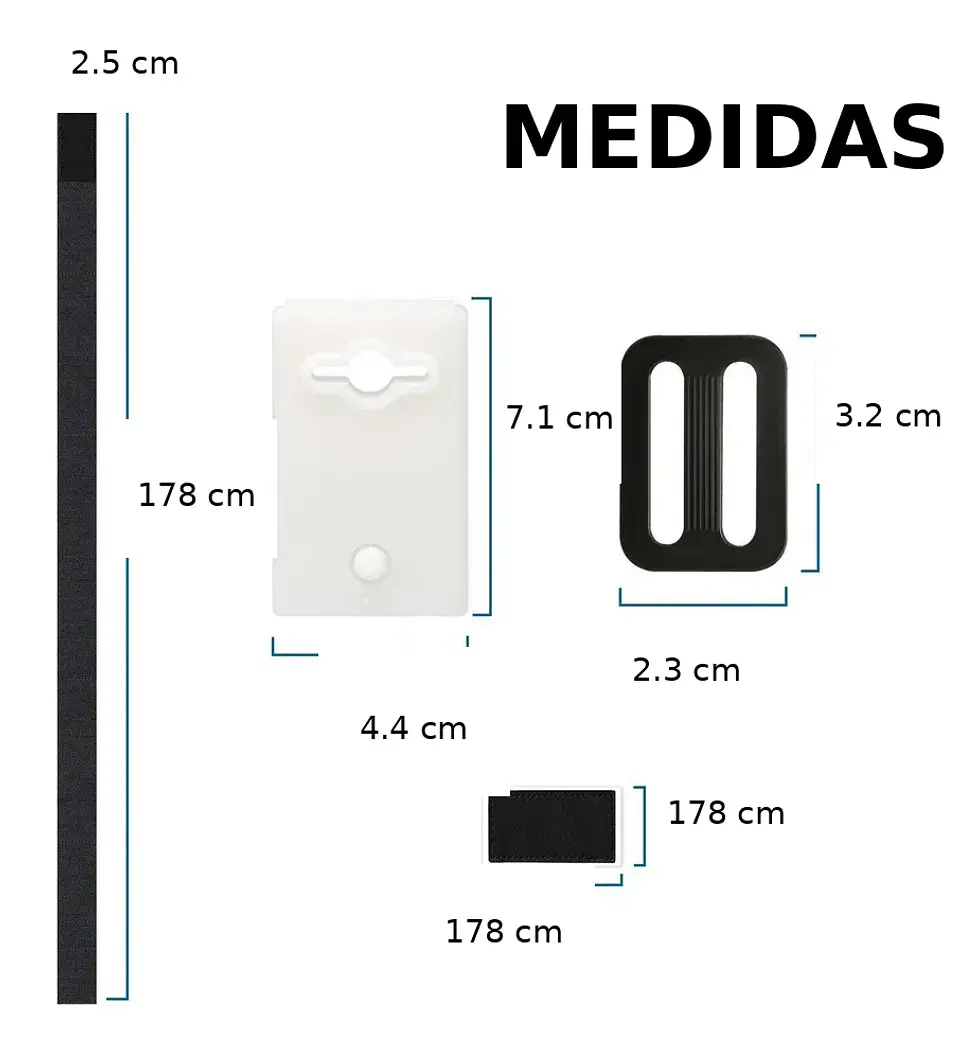 Kit 8 Correas Rodillo Cubierta Piscina | Repuesto Universal 5