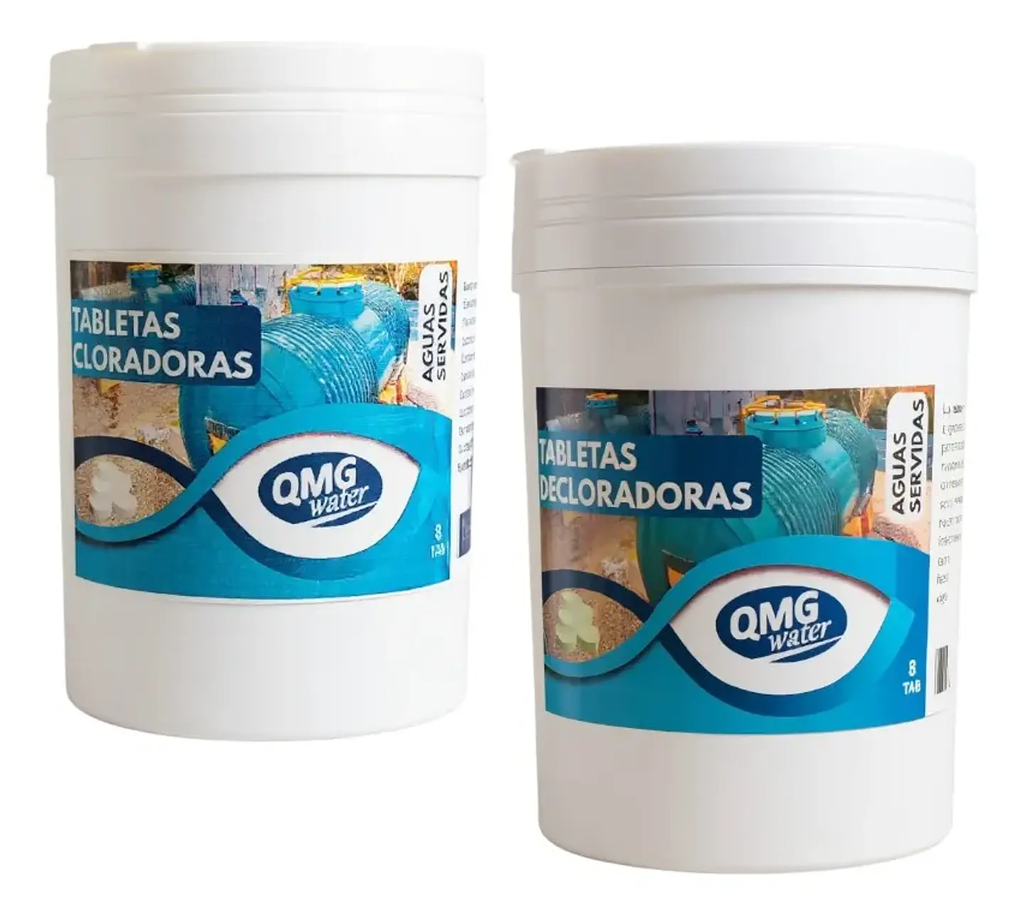 Pack Tabletas Cloradoras + Decloradoras QMG Water | Tratamiento de Aguas 5