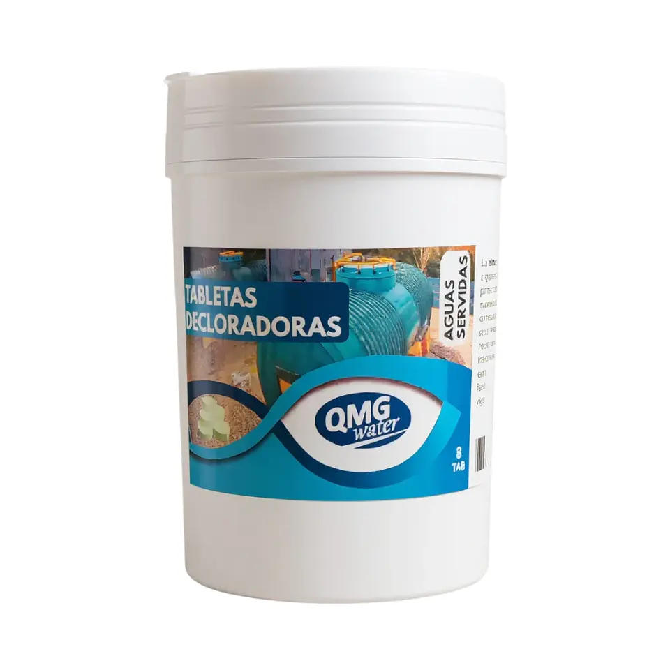 Tabletas Decloradoras QMG Water 8 Unidades | Neutralización de Cloro 1