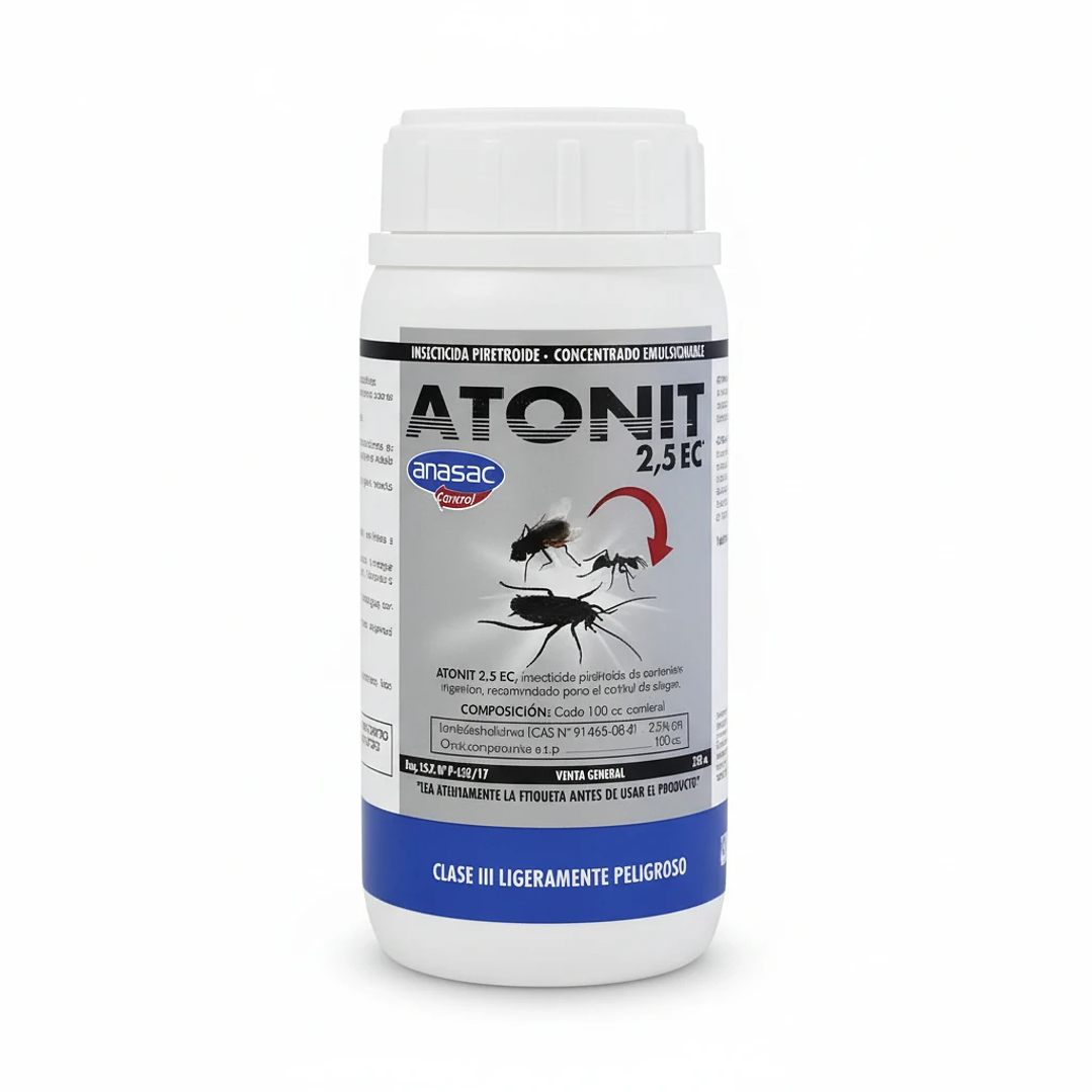 Atonit 2,5 EC 250 cc Anasac | Insecticida Piretroide de Alta Eficacia 1