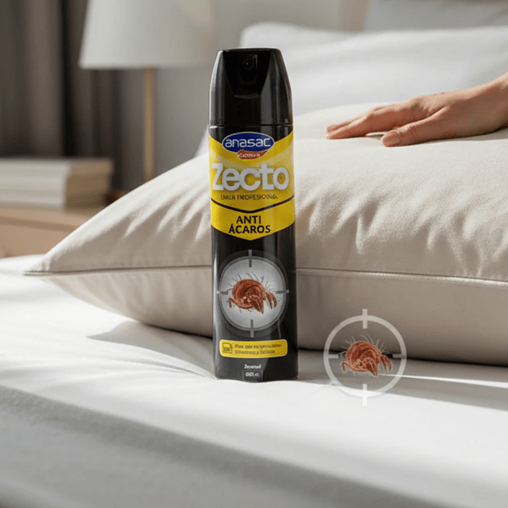 Zecto Aerosol Antiácaros 400 cc Anasac | Control de Ácaros en el Hogar 1
