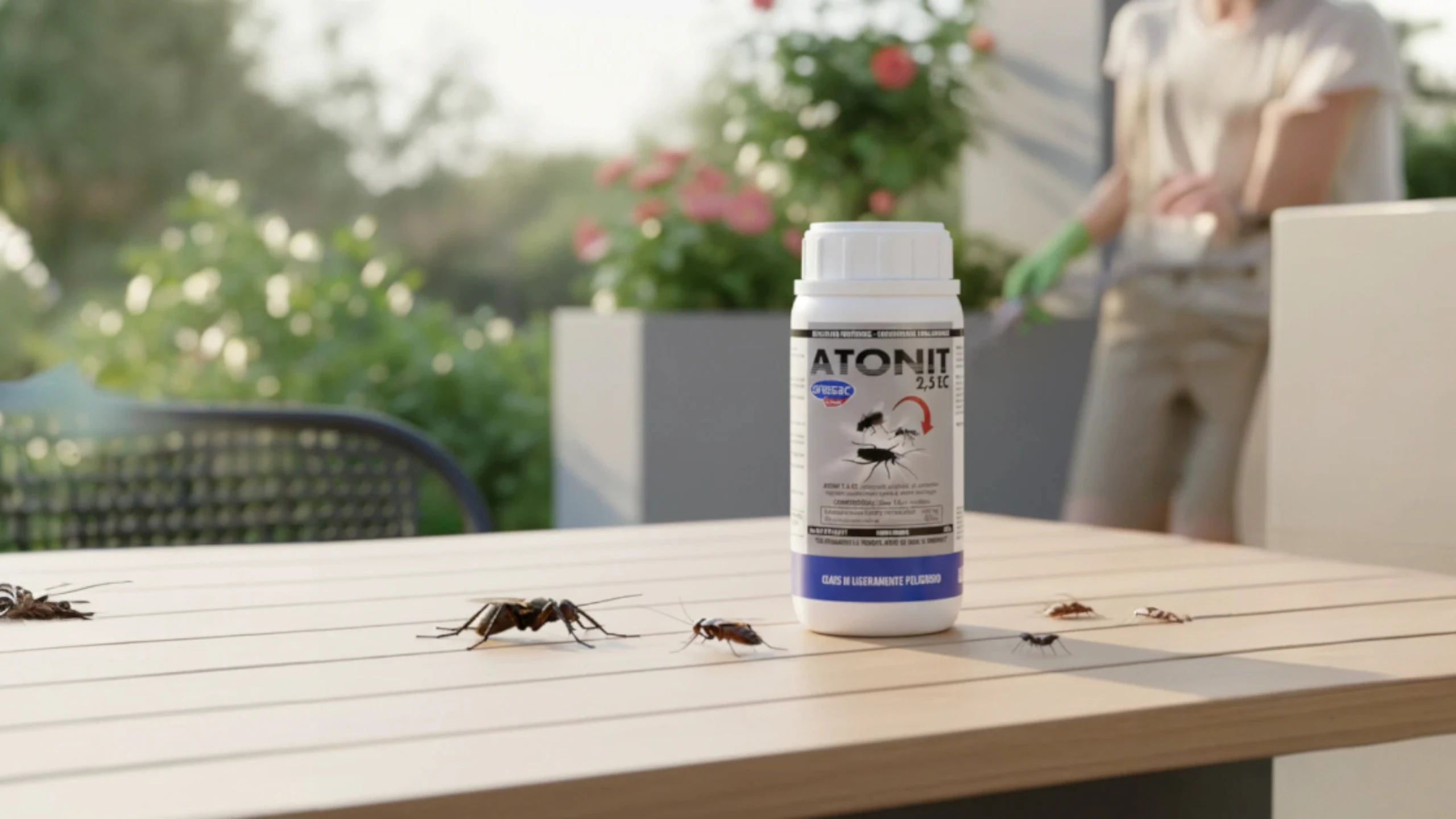 Atonit 2,5 EC Anasac: insecticida piretroide potente para insectos rastreros y voladores
