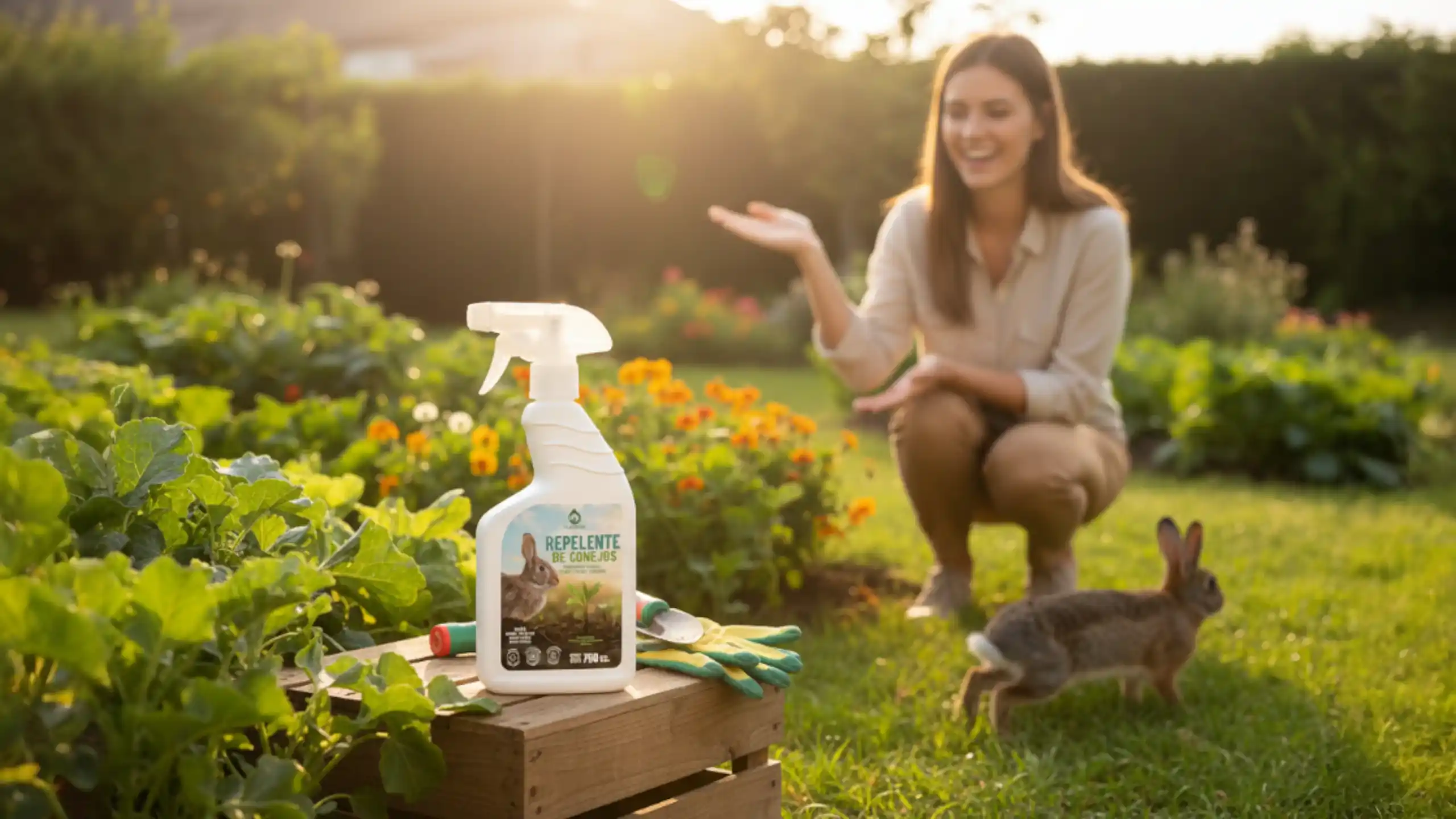 Repelente de Conejos 750 cc Listo para Usar: cómo proteger jardines y cultivos de forma natural