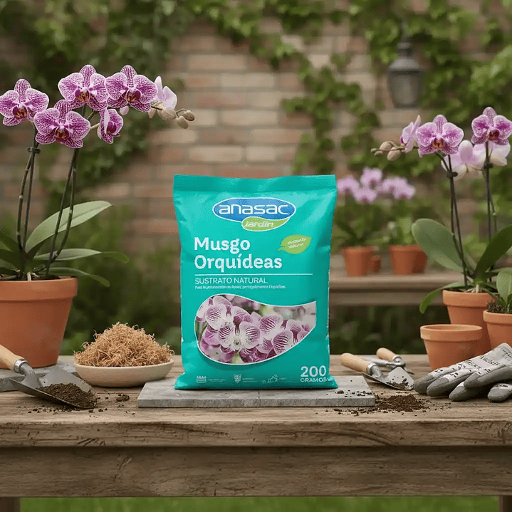 Musgo para Orquídeas 200 g Anasac | Sustrato Natural 3