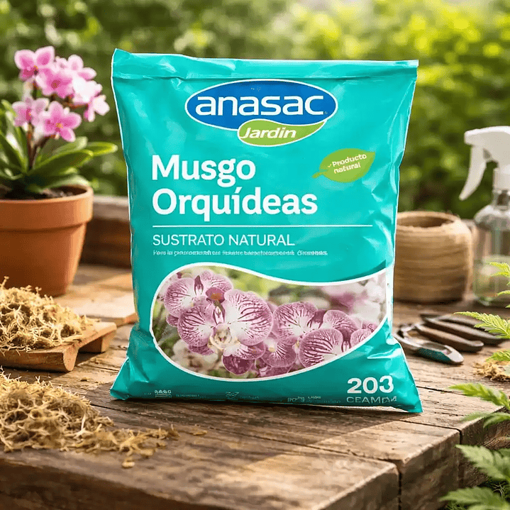 Musgo para Orquídeas 200 g Anasac | Sustrato Natural 4