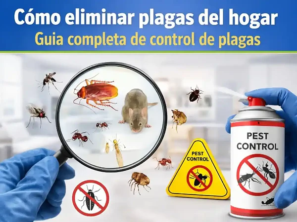 Cómo eliminar plagas del hogar | Guía completa de control de plagas