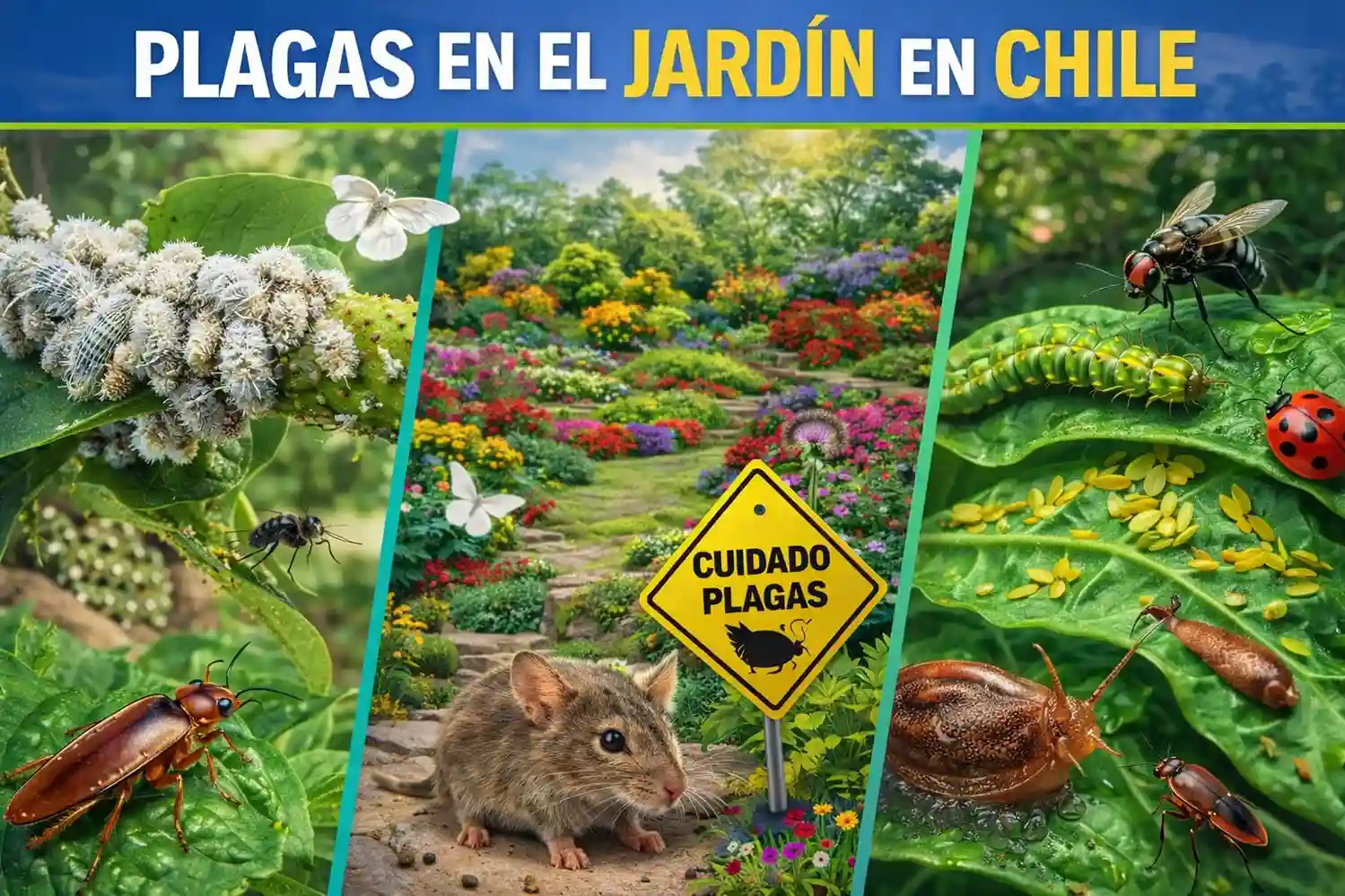 Calendario de plagas del jardín en Chile | Guía mes a mes
