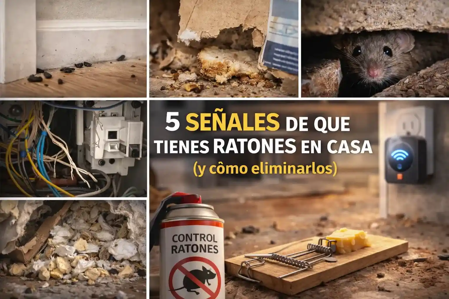 5 señales de que tienes ratones en casa (y cómo eliminarlos)
