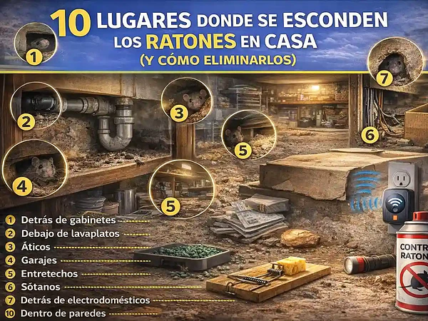 10 lugares donde se esconden los ratones en casa (y cómo eliminarlos)