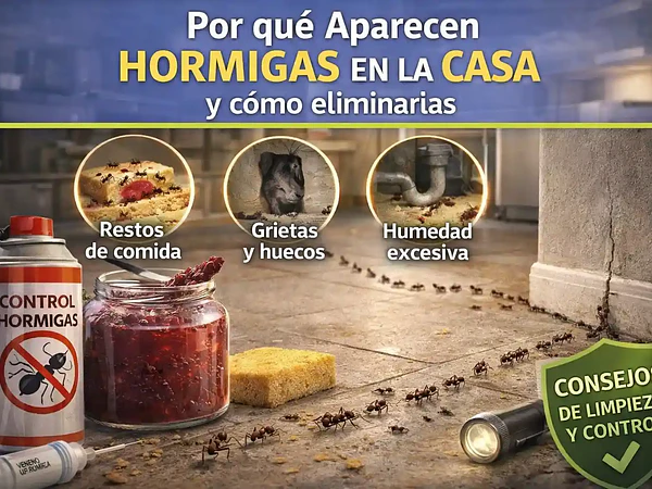 Por qué aparecen hormigas en la casa y cómo eliminarlas
