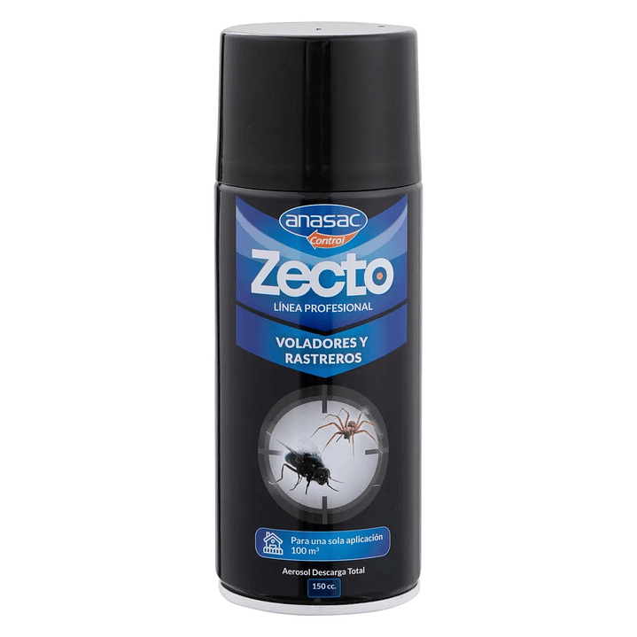 Zecto Descarga Total 150 cc Anasac | Insecticida Voladores y Rastreros 1