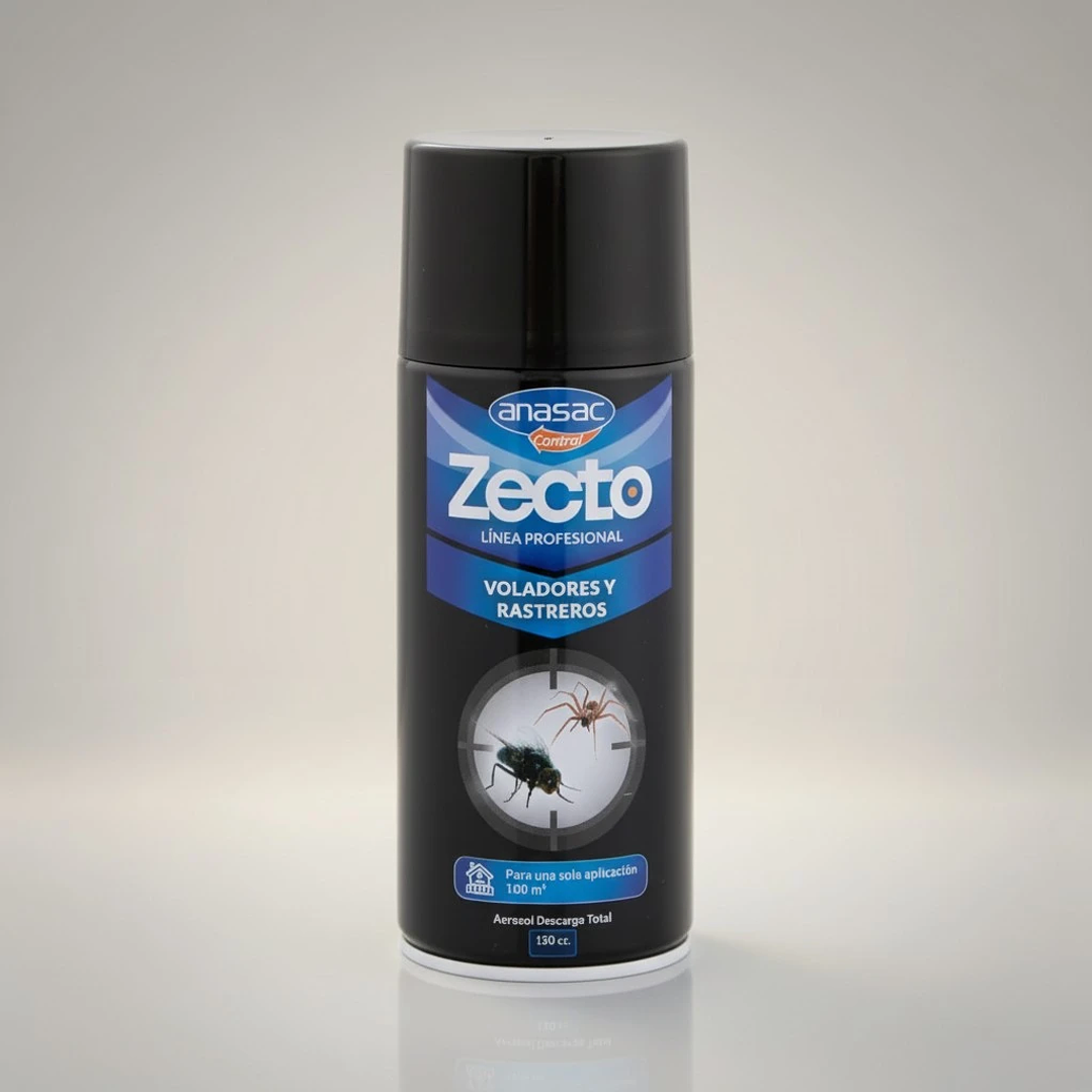 Zecto Descarga Total 150 cc Anasac | Insecticida Voladores y Rastreros 3
