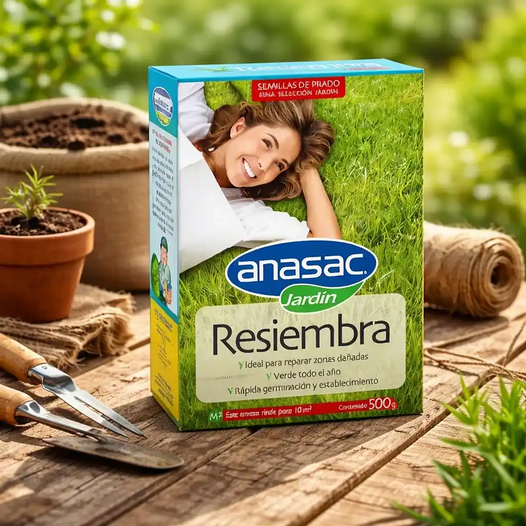 Semilla Pasto Resiembra 500 g Anasac | Reparación de Césped 3
