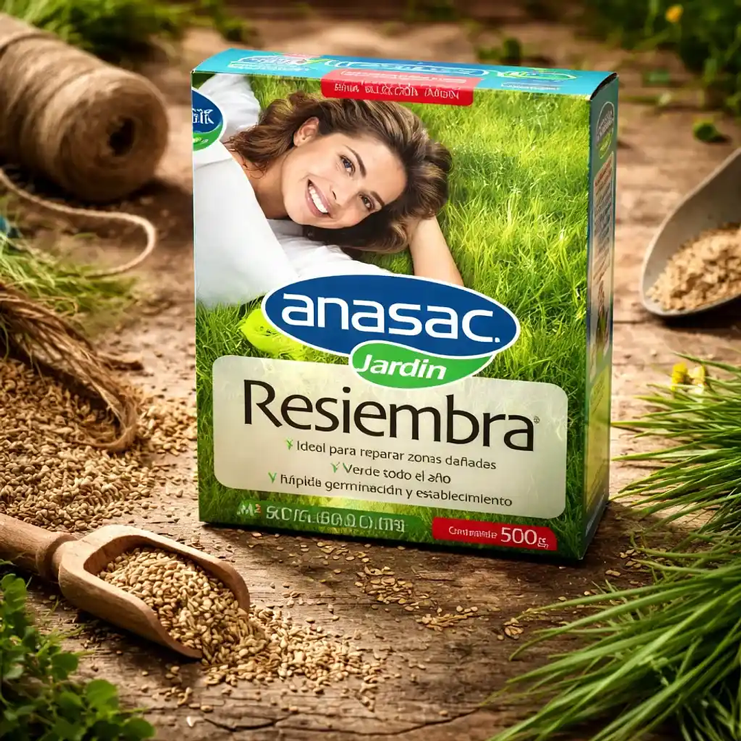 Semilla Pasto Resiembra 500 g Anasac | Reparación de Césped 4